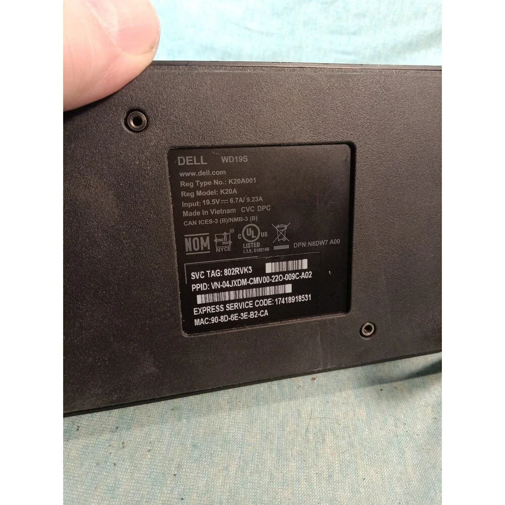Dell WD19S 130W Docking Station